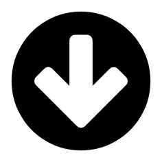 Gui Arrow Circle Down Stencil Svg Design File, Free Vectors File